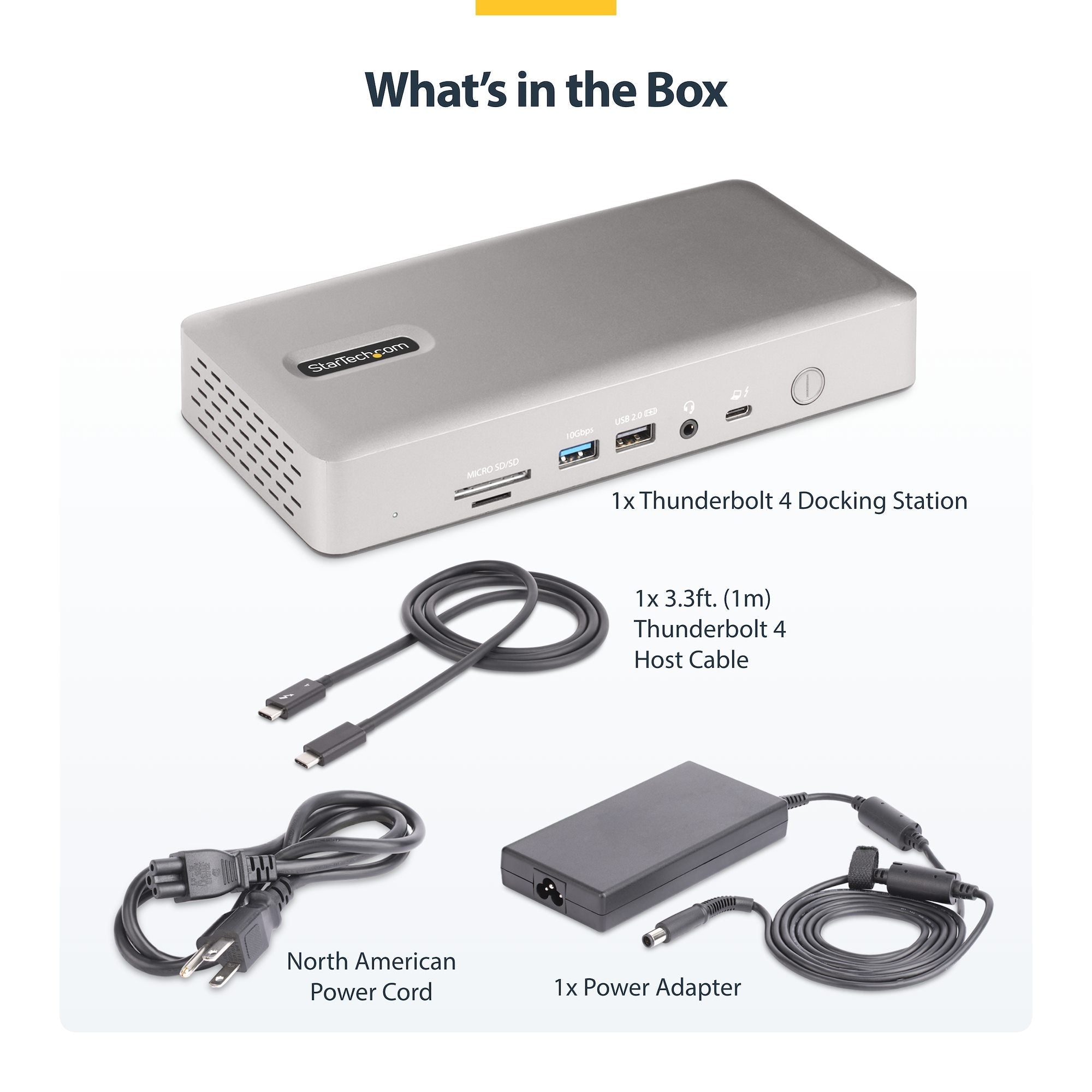 Universal USB4 & Thunderbolt 4 Docking Station, Quad Display on Windows, Dual Display on MacBook, HDMI DP Dock with 98W Laptop Charging 