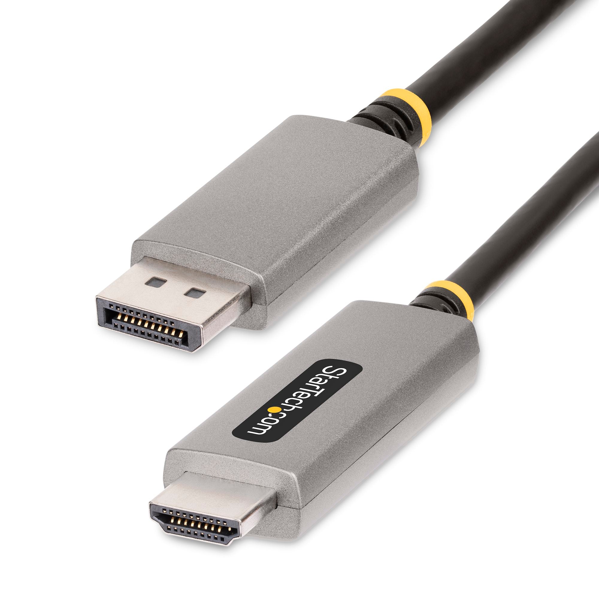 6.6ft (2m) DisplayPort to HDMI Adapter Cable, 8K 60Hz, 4K 144Hz, HDR10, DP 1.4 to HDMI 2.1 Active Video Converter, DisplayPort Desktop to HDMI Monitor, M/M - DP to HDMI Cord 