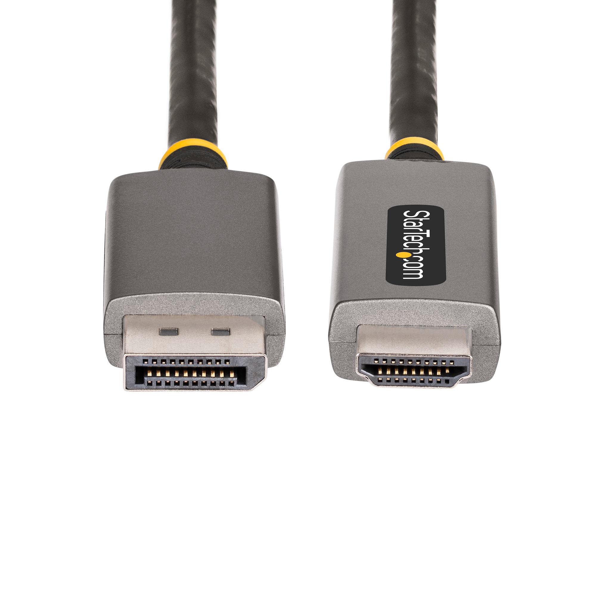 6.6ft (2m) DisplayPort to HDMI Adapter Cable, 8K 60Hz, 4K 144Hz, HDR10, DP 1.4 to HDMI 2.1 Active Video Converter, DisplayPort Desktop to HDMI Monitor, M/M - DP to HDMI Cord 