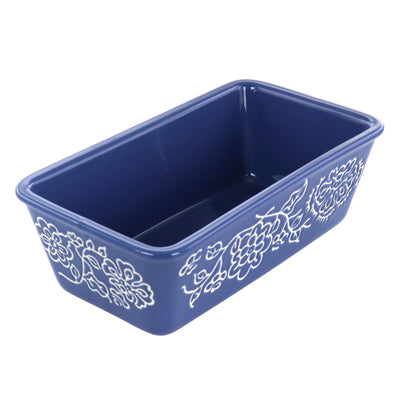 Laurie Gates California Design 10.25 Inch Rectangle Loaf Baker in Blue - Free Shipping 
