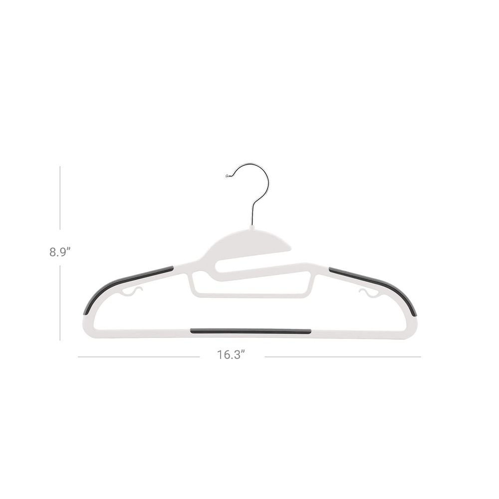 SONGMICS Heavy-Duty Plastic Suit Hangers 