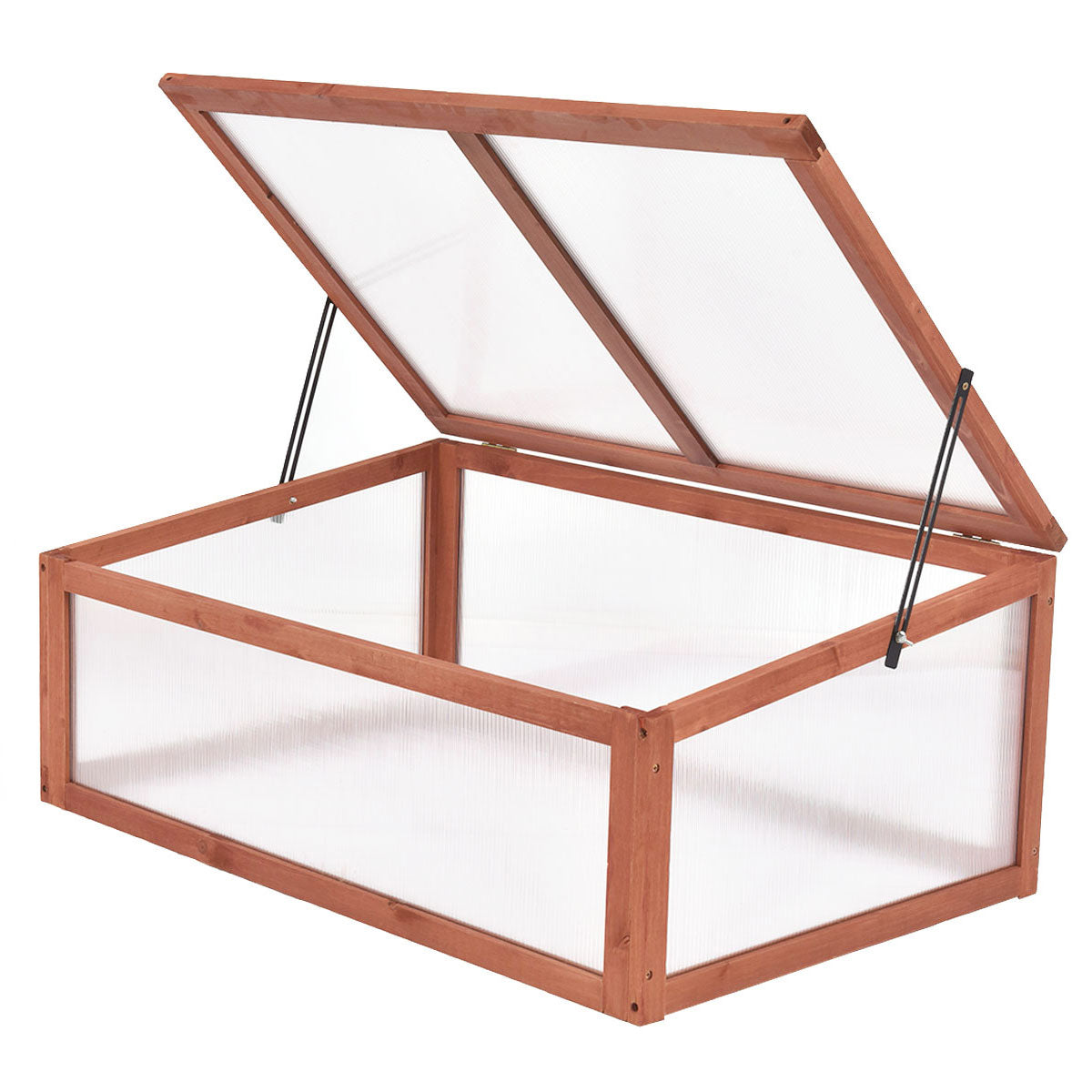 Garden Portable Wooden Green House Cold Frame (39.3" X 24.8" X 15.1") 