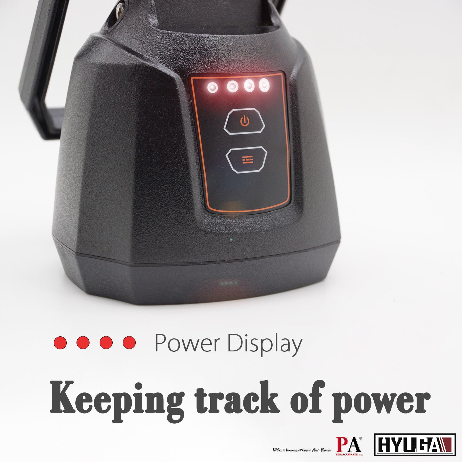 3.0 Super Bright Version LED Power Display Magnetic USB Rechargeable Portable Light Handheld Powerful Flashlight for Emergency, Outages, Home and More HYUGA PA LED 