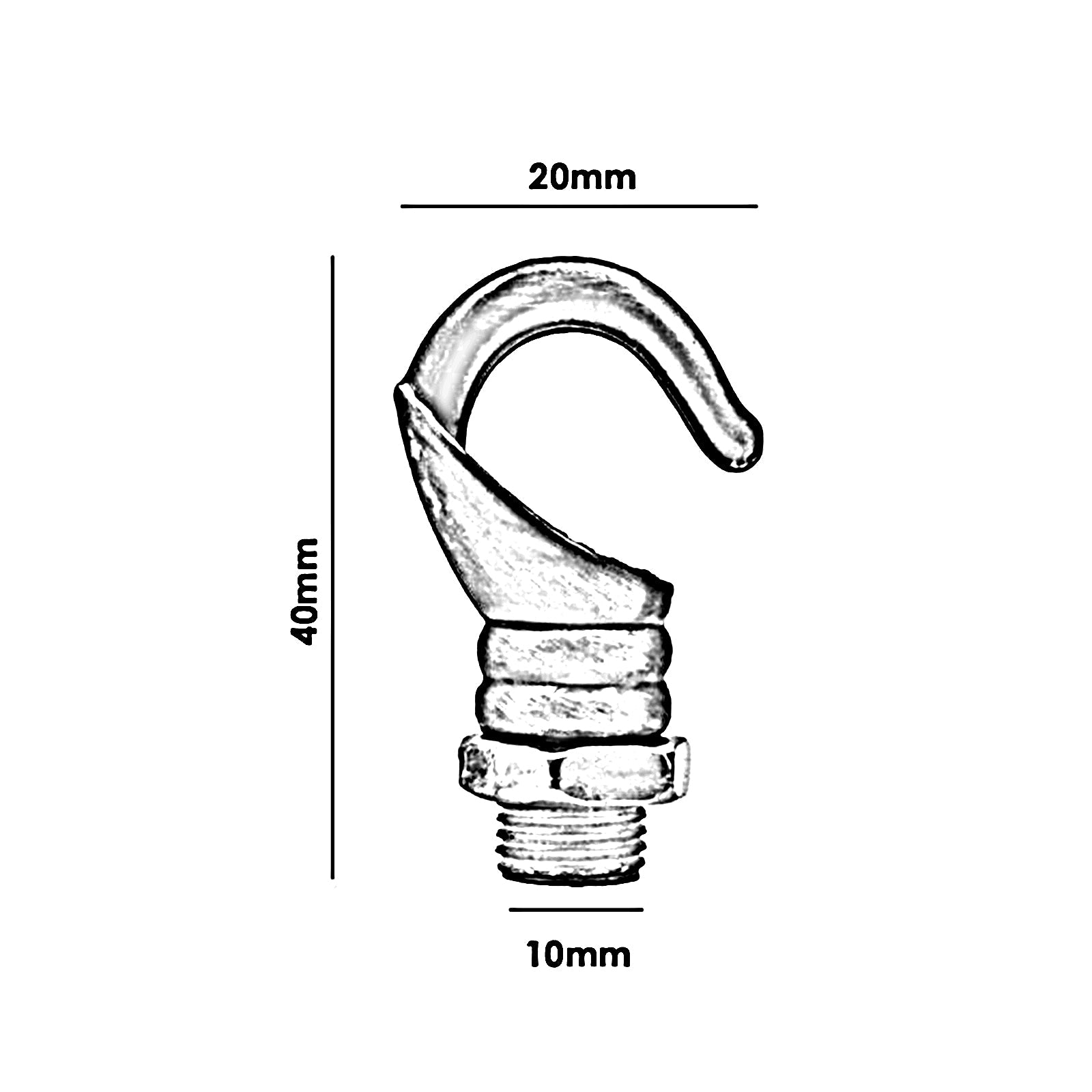 Ceiling Hook for Pendants Hanging Lamp Fixtures Chandelier Lights ~ 1698