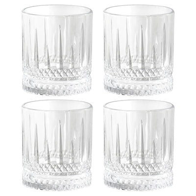 Gibson Home 4 Piece 13 Ounce Iceberg Embossed Double Old-Fashioned Glass Set - Free Shipping 
