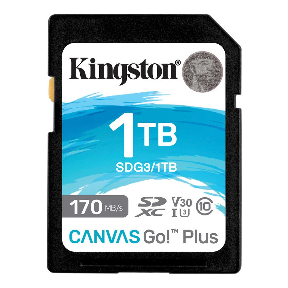 Carte mémoire Kingston SD Plus Canvas Go U3 V30 1To