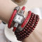 Gothic Snake Bracelet Quartz Watch – Vintage Style Leather Strap Watch with Alloy Buckle, Unique Snake Design