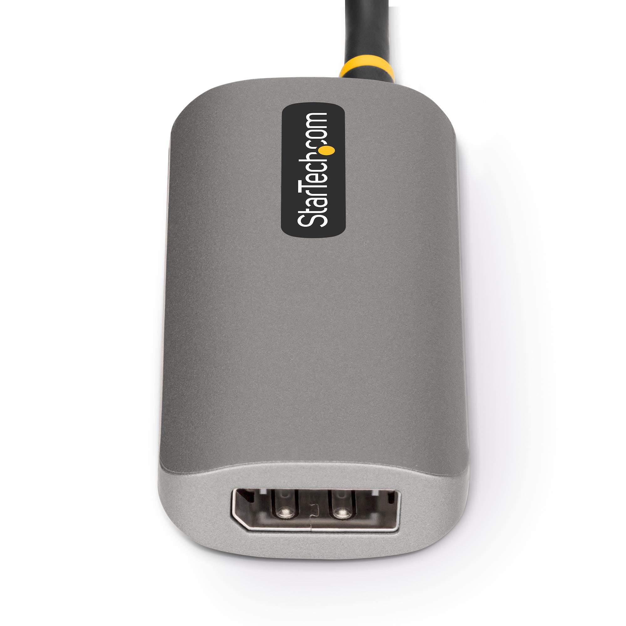 1ft (30cm) HDMI to DisplayPort Adapter Cable, 8K 60Hz, Active HDMI 2.1 to DP 1.4 Video Converter, USB Bus Powered with Included Cable 