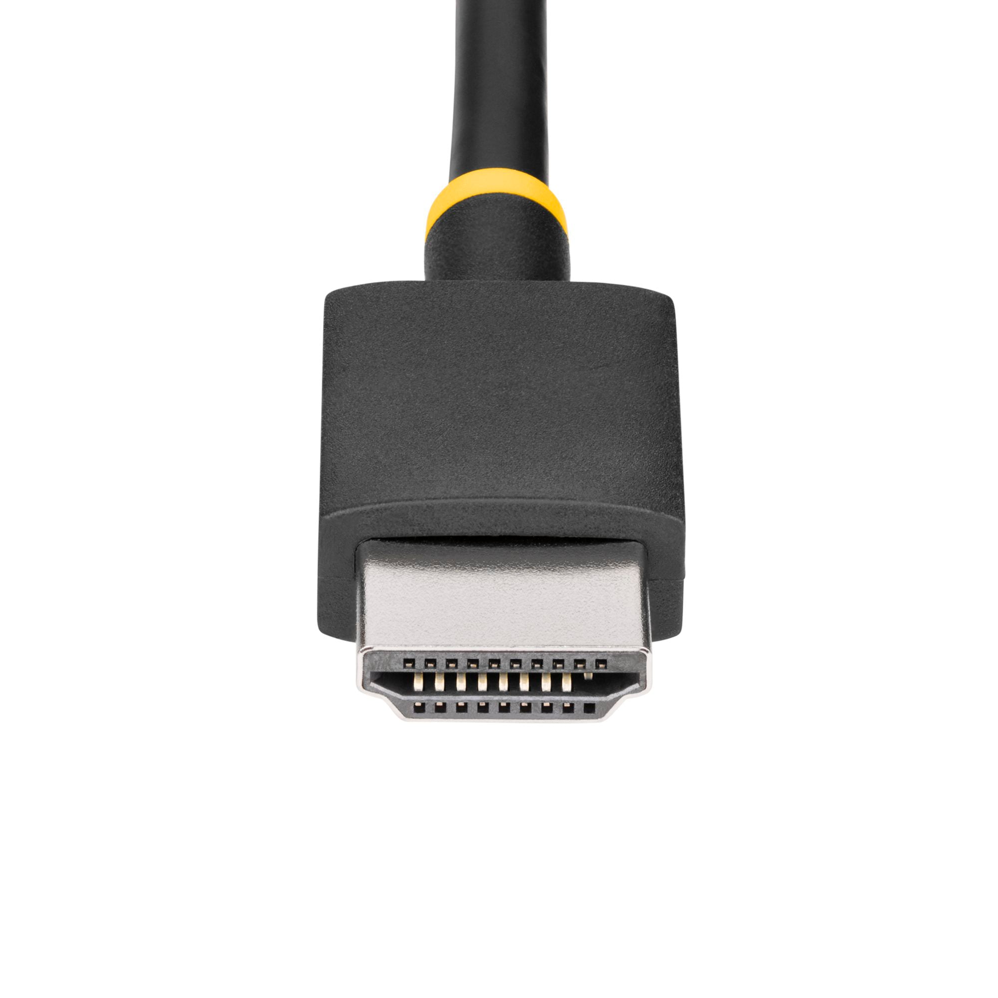 1ft (30cm) HDMI to DisplayPort Adapter Cable, 8K 60Hz, Active HDMI 2.1 to DP 1.4 Video Converter, USB Bus Powered with Included Cable 