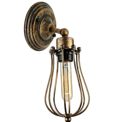 Industrial Metal Brushed Copper Wall Sconce Lamp ~1521 