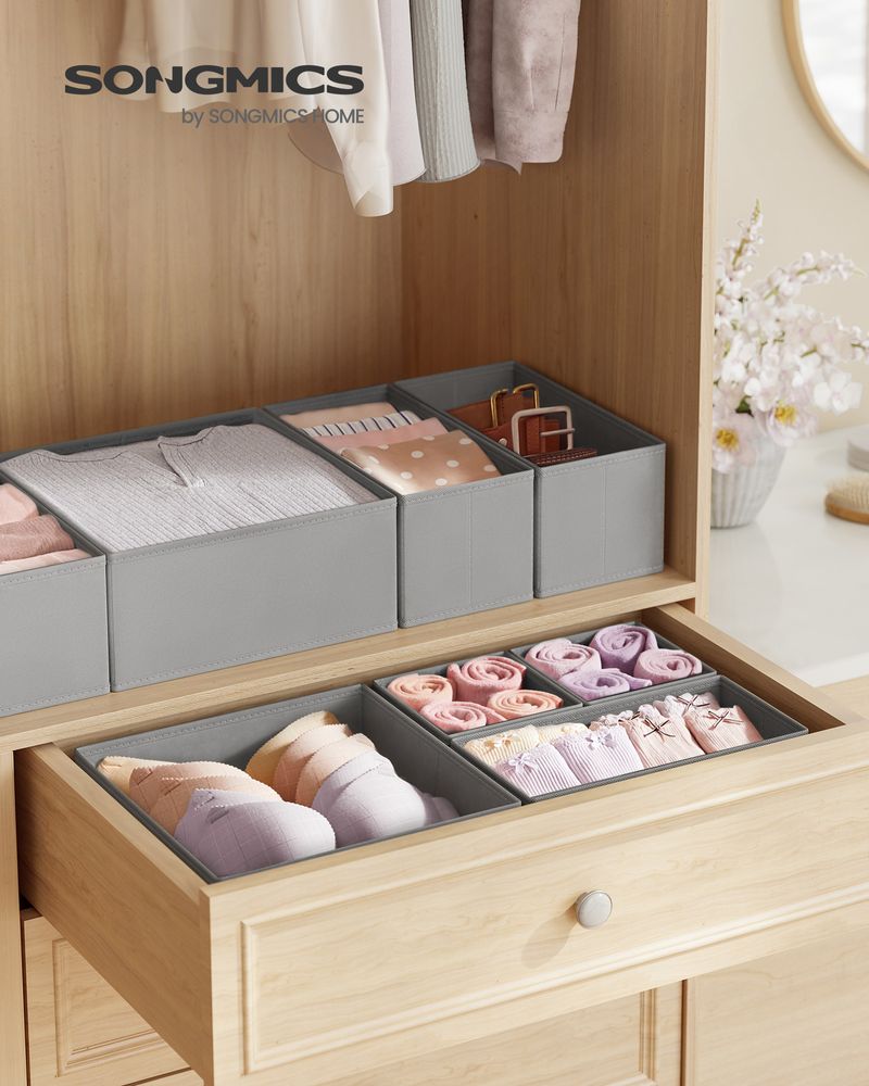SONGMICS Dresser Drawer Organizers 