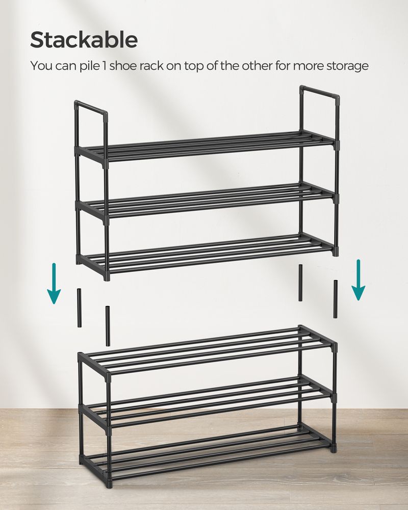 SONGMICS Metal Shoe Rack 