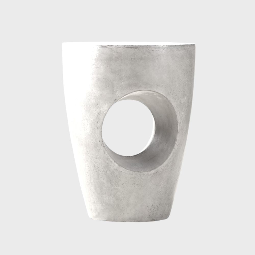 Olivia Concrete Terrazzo Mid-Century End Table 