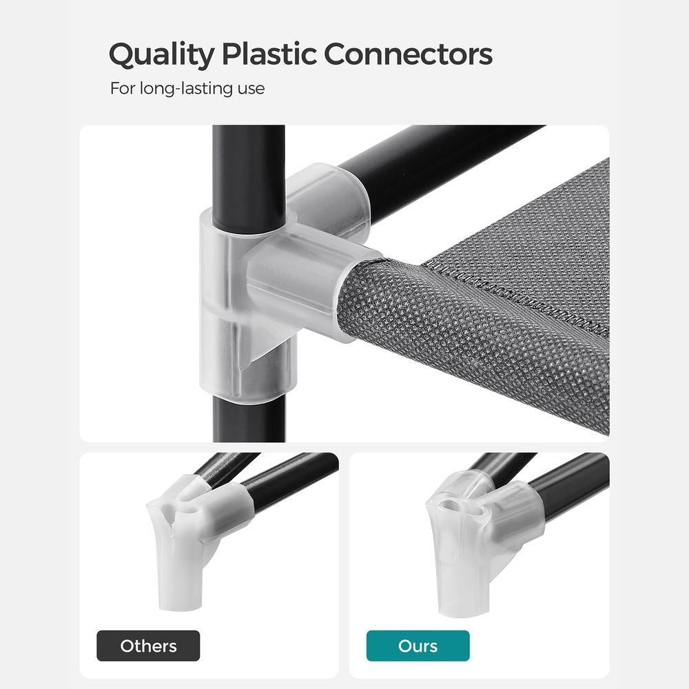 SONGMICS Wardrobe Closet Organizer with Cover 