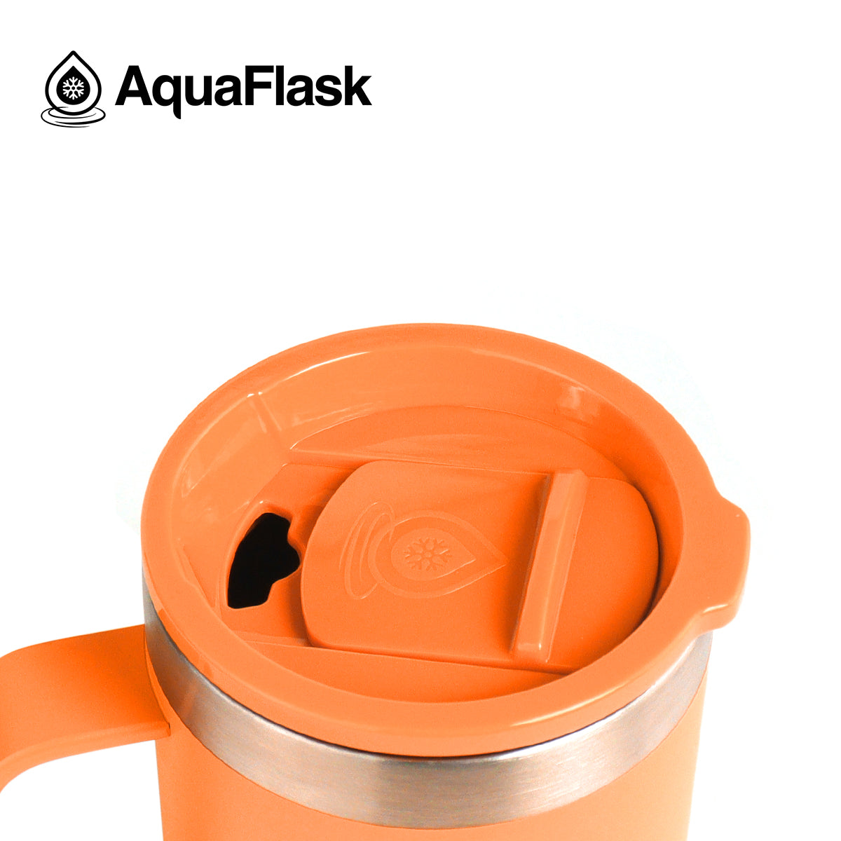 Aquaflask Thermal Insulated Lidded Mug With Handle 415ml (14 oz) 