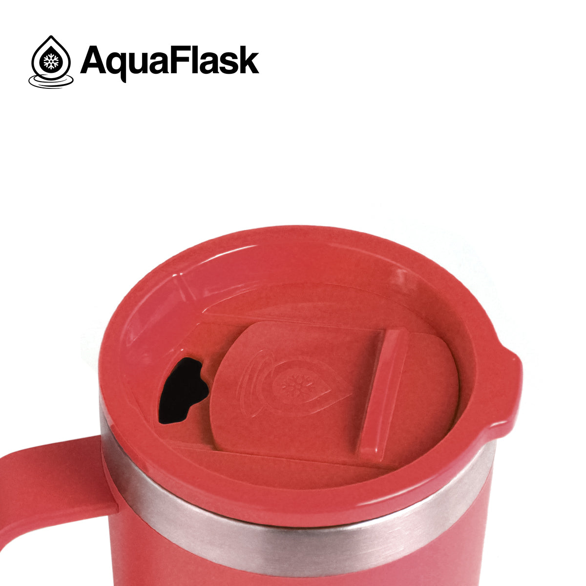 Aquaflask Thermal Insulated Lidded Mug With Handle 415ml (14 oz) 