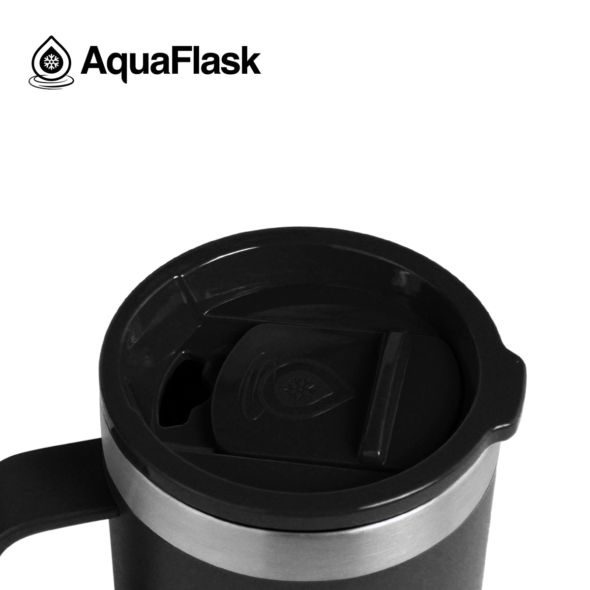 Aquaflask Thermal Insulated Lidded Mug With Handle 415ml (14 oz) 