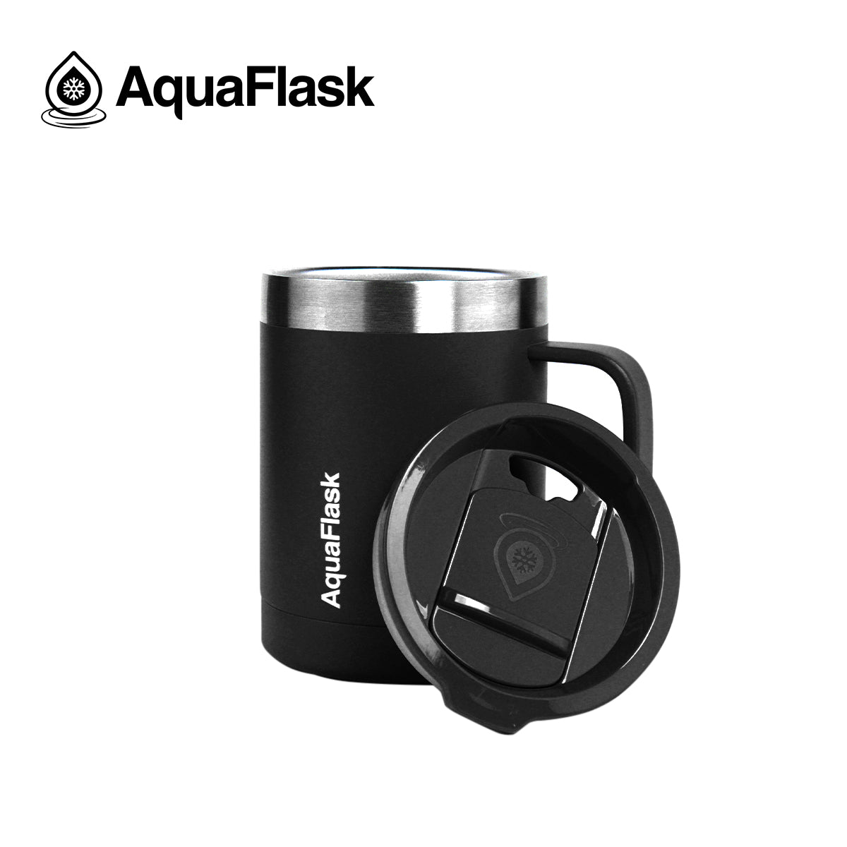 Aquaflask Thermal Insulated Lidded Mug With Handle 415ml (14 oz) 