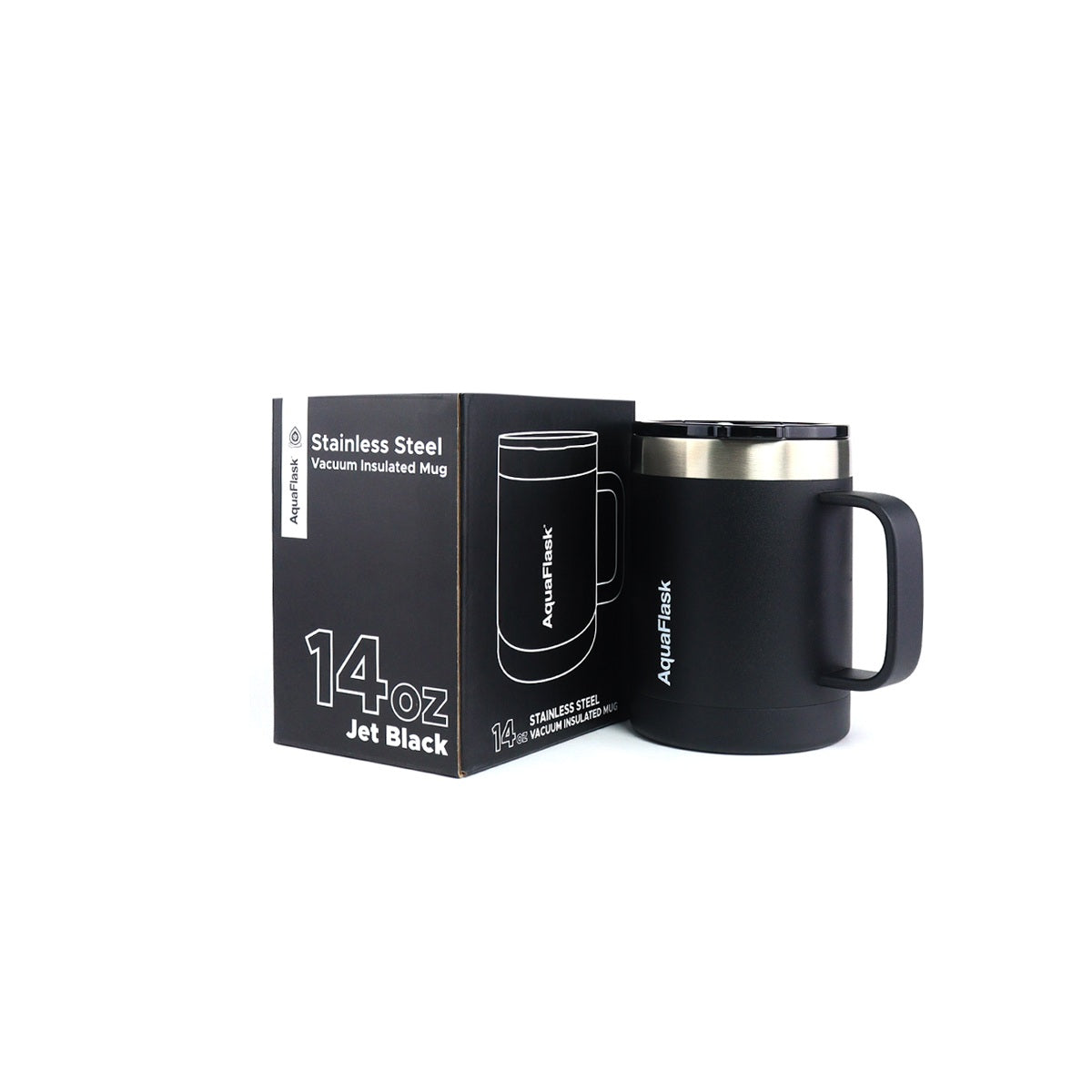 Aquaflask Thermal Insulated Lidded Mug With Handle 415ml (14 oz) 