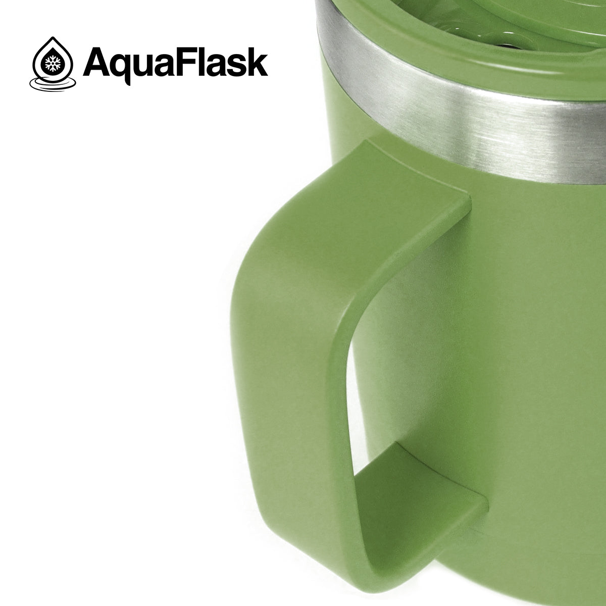 Aquaflask Thermal Insulated Lidded Mug With Handle 415ml (14 oz) 