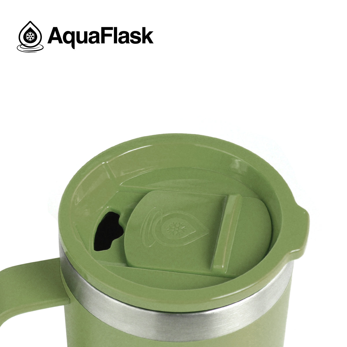 Aquaflask Thermal Insulated Lidded Mug With Handle 415ml (14 oz) 