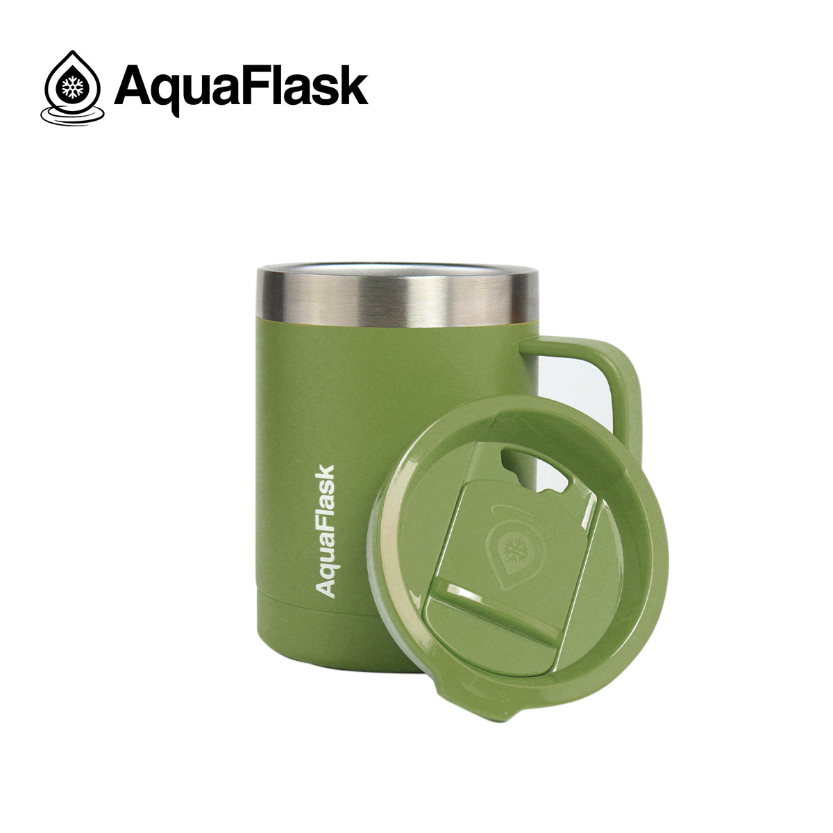 Aquaflask Thermal Insulated Lidded Mug With Handle 415ml (14 oz) 