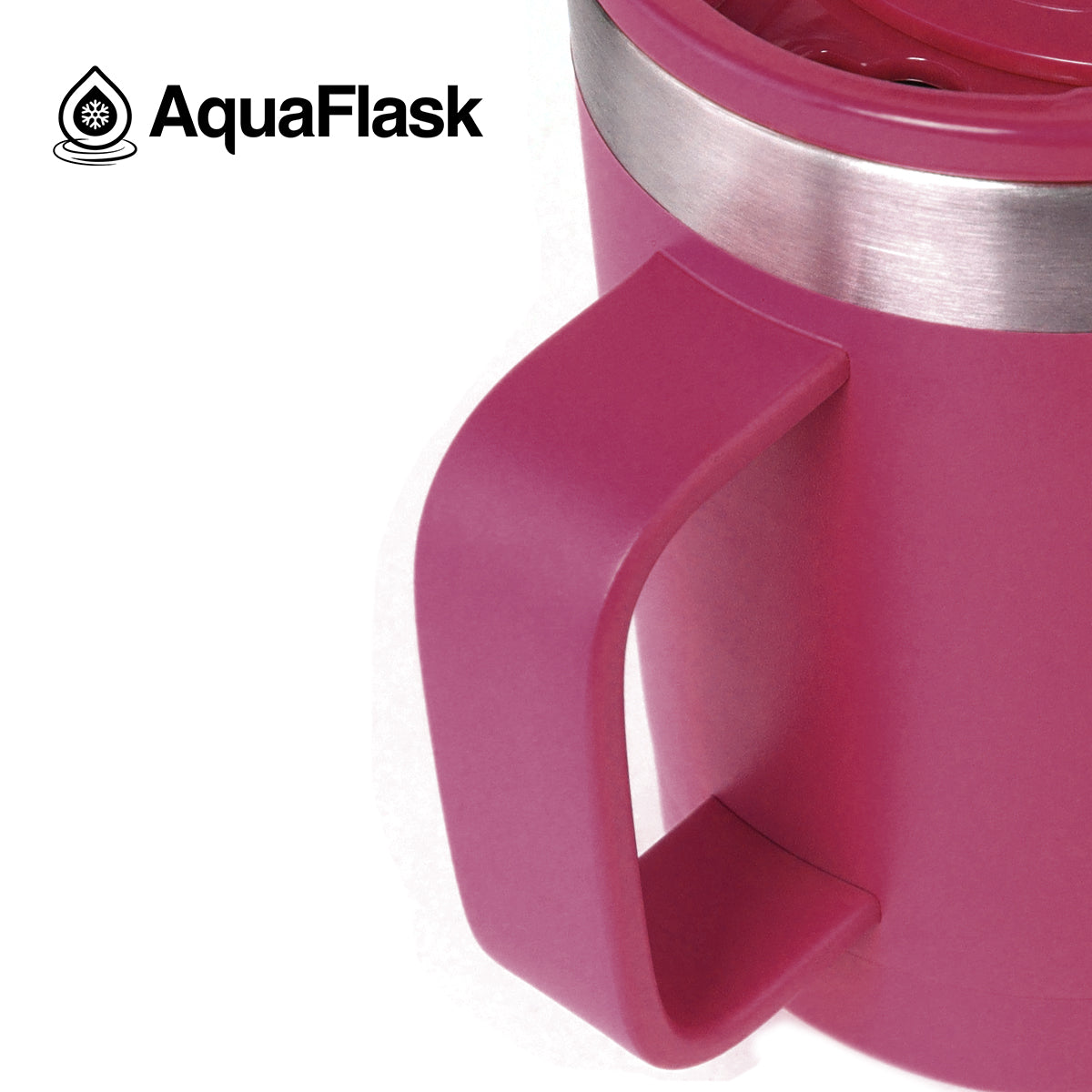 Aquaflask Thermal Insulated Lidded Mug With Handle 415ml (14 oz) 