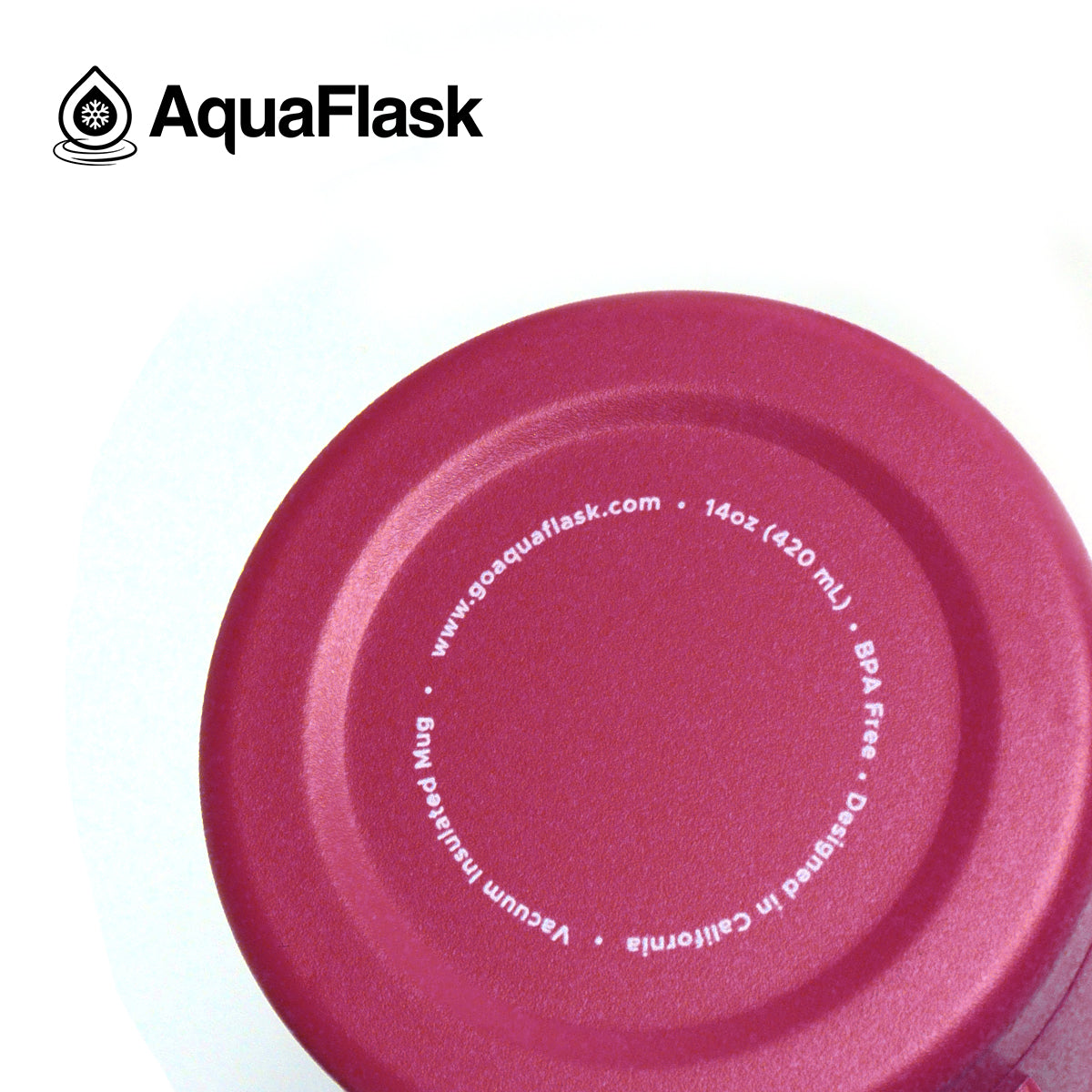 Aquaflask Thermal Insulated Lidded Mug With Handle 415ml (14 oz) 