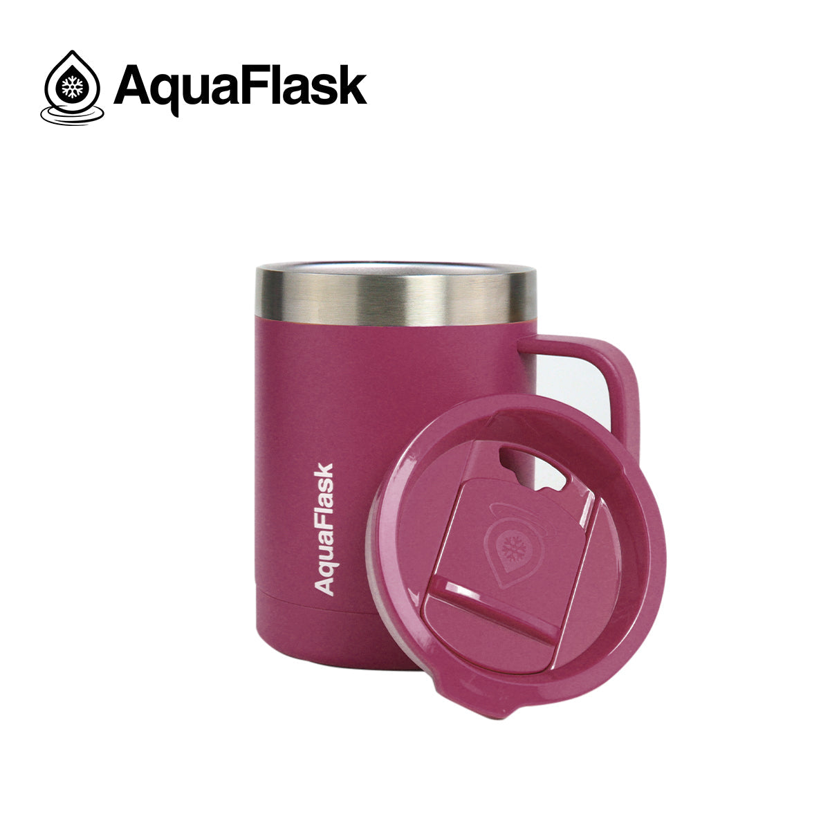 Aquaflask Thermal Insulated Lidded Mug With Handle 415ml (14 oz) 