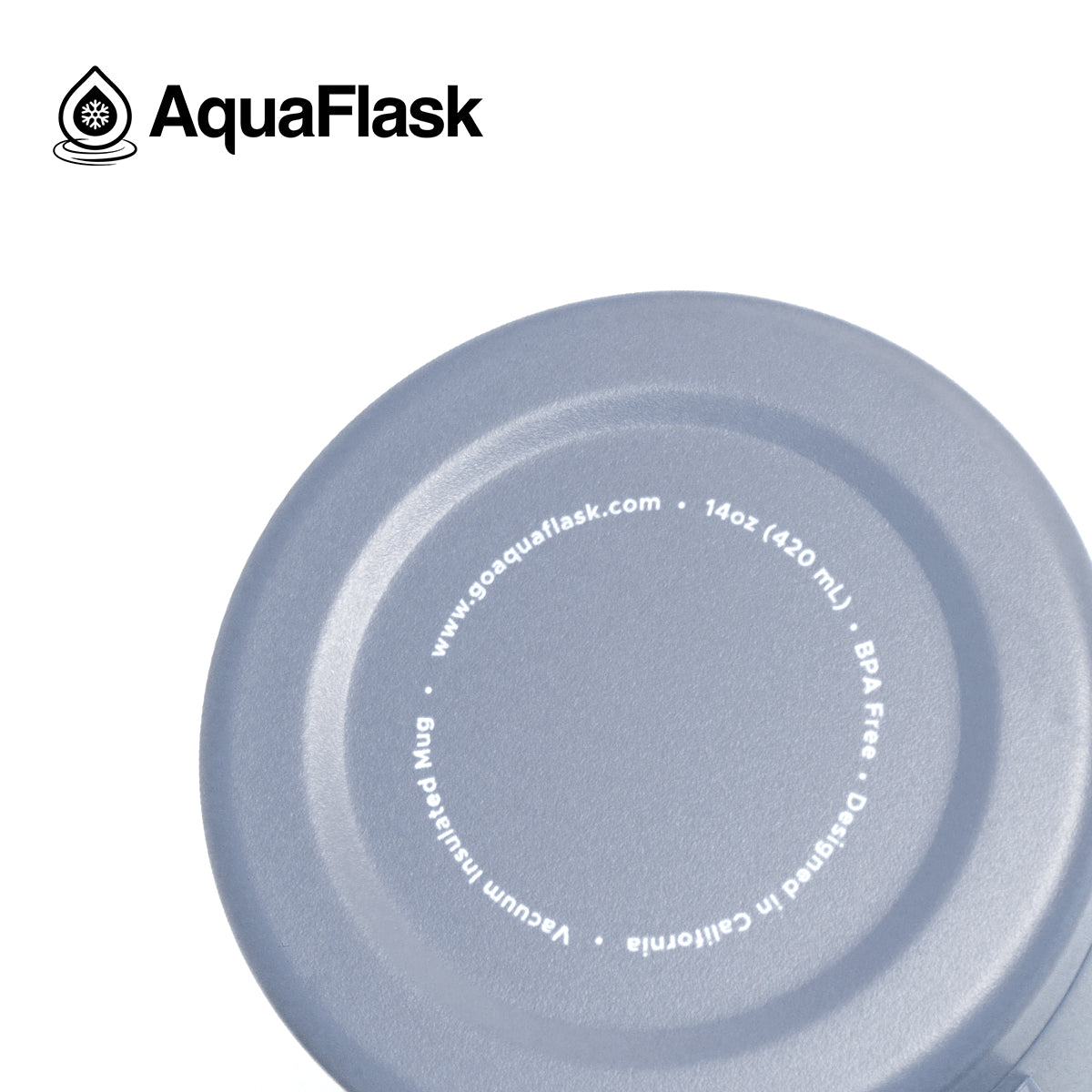 Aquaflask Thermal Insulated Lidded Mug With Handle 415ml (14 oz) 