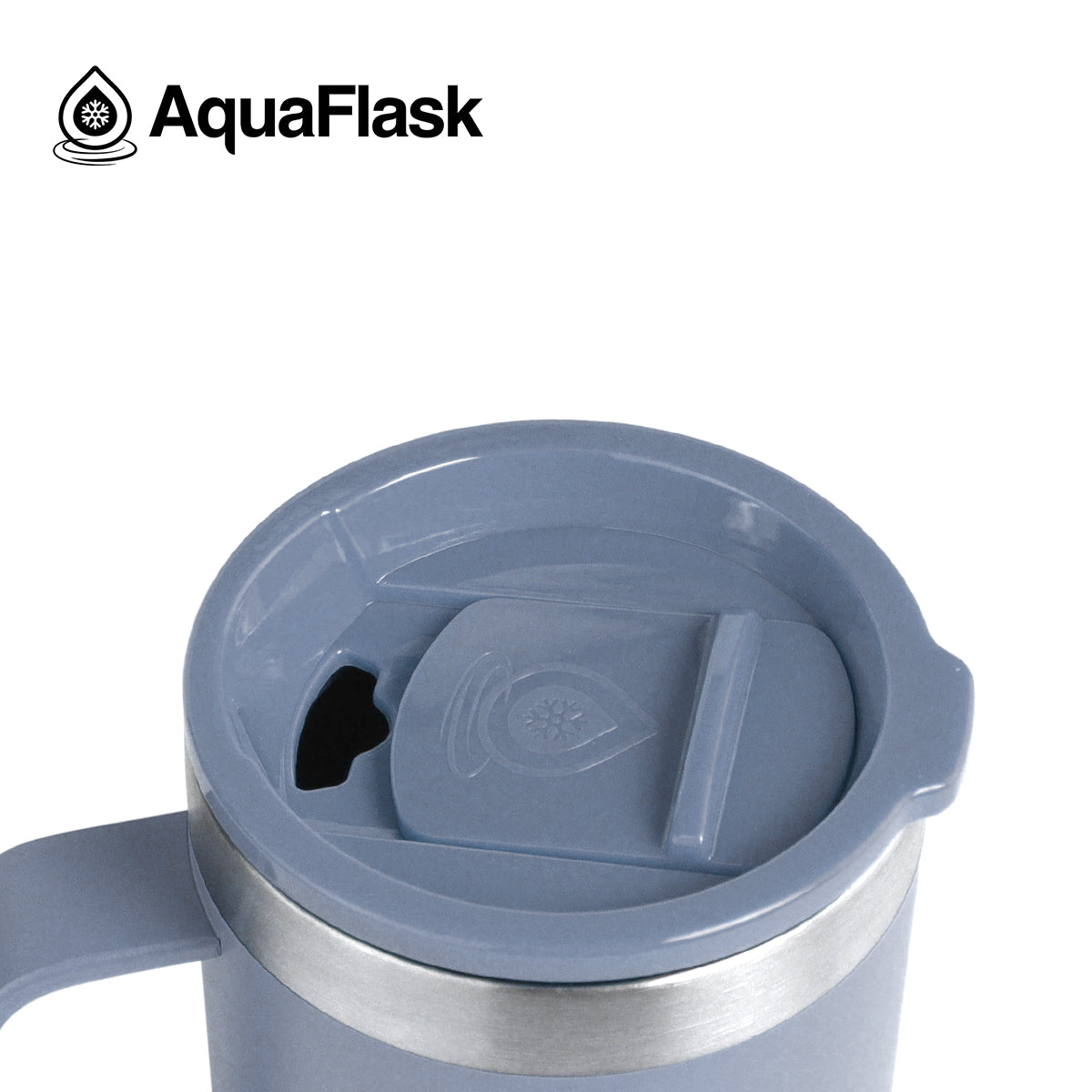 Aquaflask Thermal Insulated Lidded Mug With Handle 415ml (14 oz) 