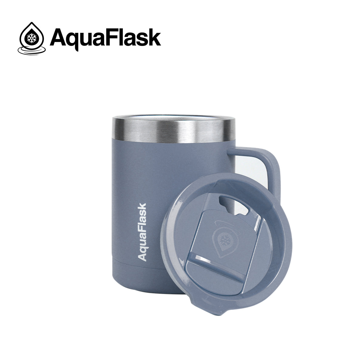 Aquaflask Thermal Insulated Lidded Mug With Handle 415ml (14 oz) 