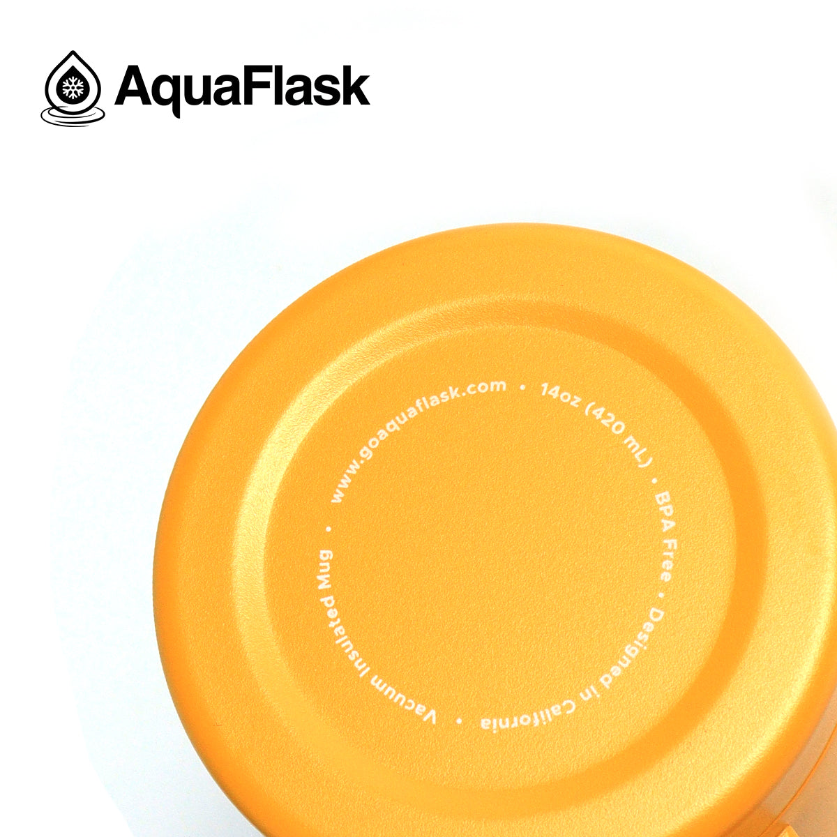 Aquaflask Thermal Insulated Lidded Mug With Handle 415ml (14 oz) 