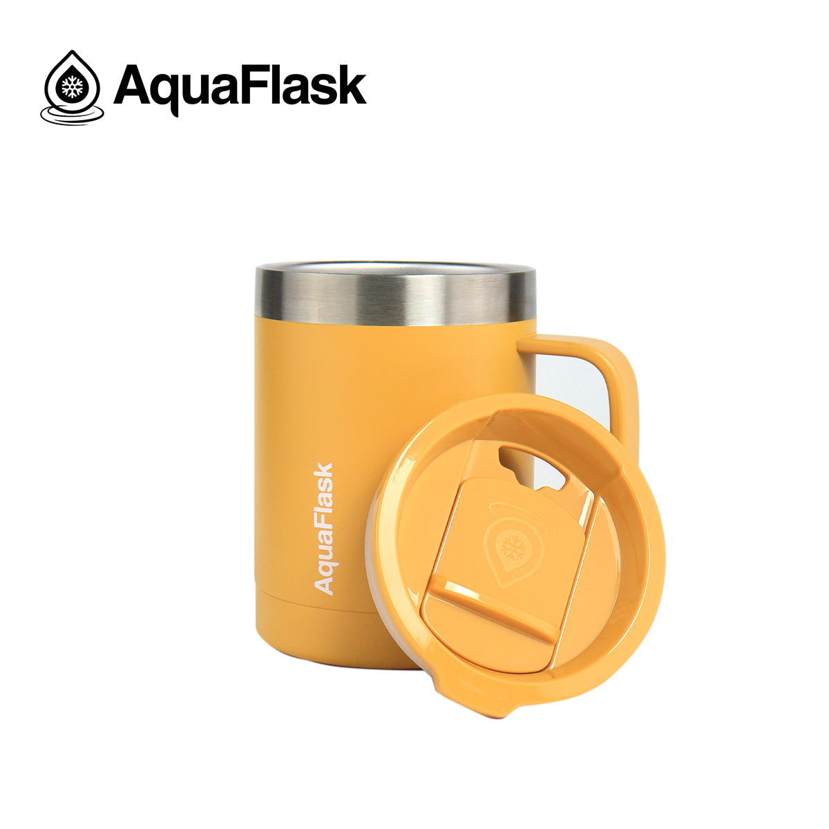 Aquaflask Thermal Insulated Lidded Mug With Handle 415ml (14 oz) 