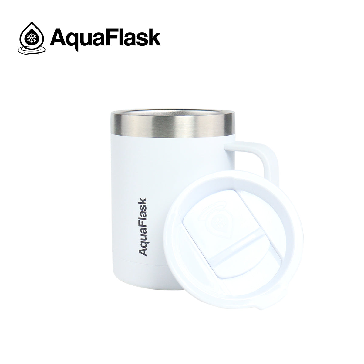 Aquaflask Thermal Insulated Lidded Mug With Handle 415ml (14 oz) 