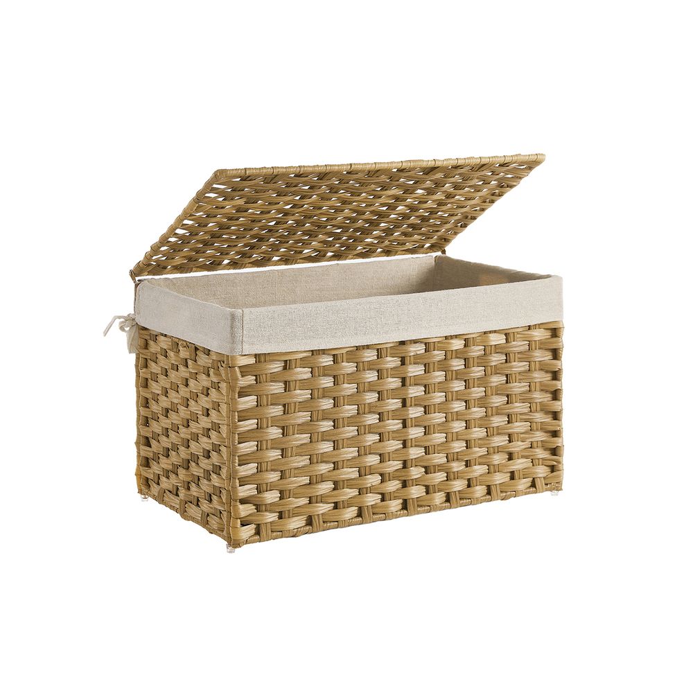 SONGMICS Storage Basket with Lid 