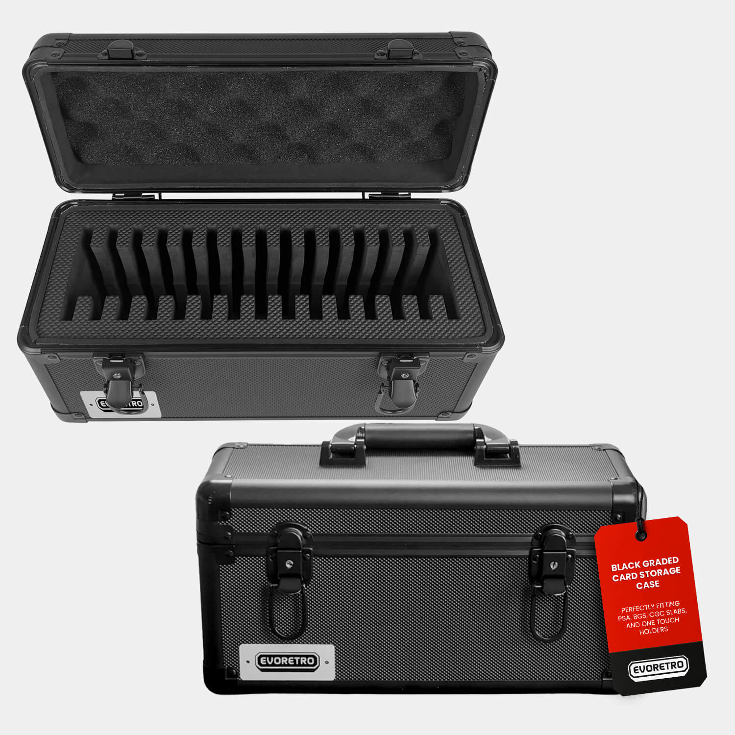 15 Slabs Metal Case Gray 