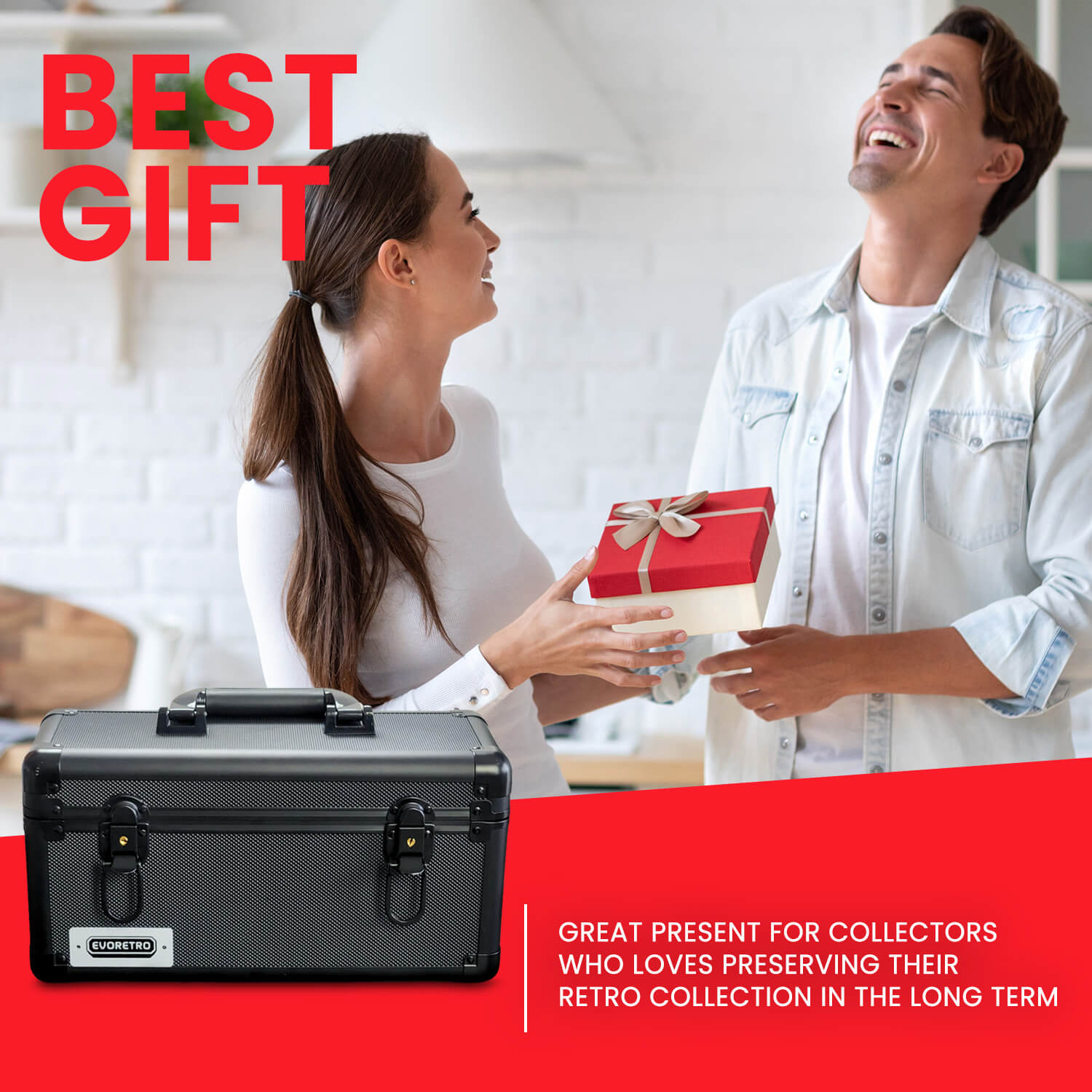 15 Slabs Metal Case Gray 