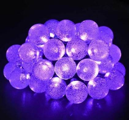 Crystal solar power of the led lamp string lights christmas lights solar garden outdoor decoration for christmas 