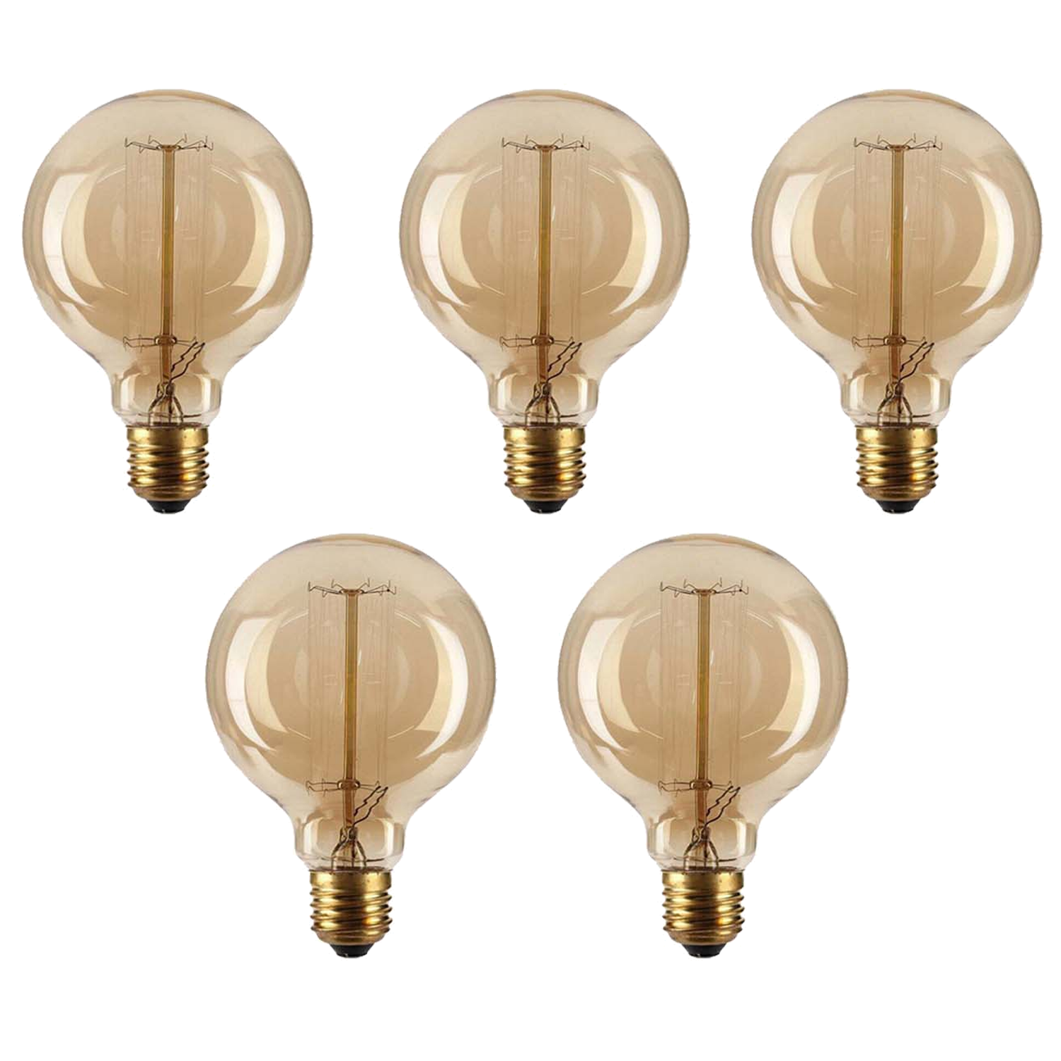 E26 G95 60W Vintage Retro Industrial Filament Dimmable Bulb~1049