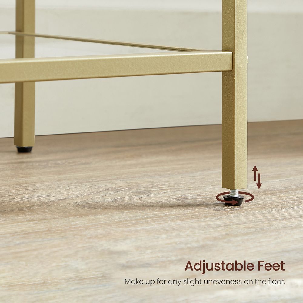 VASAGLE Bookcase, Slim Shelving Unit 