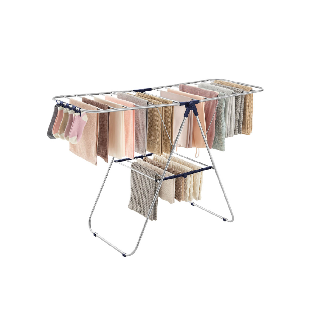 SONGMICS Clothes Drying Rack with Sock Clips 