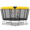 15 FT Outdoor Trampoline ASTM Compliant Recreational Trampoline with Non-Slip Ladder - Yellow