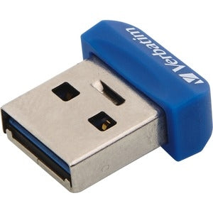 Verbatim 64GB Store 'n' Stay Nano USB 3.0 Flash Drive - Blue 