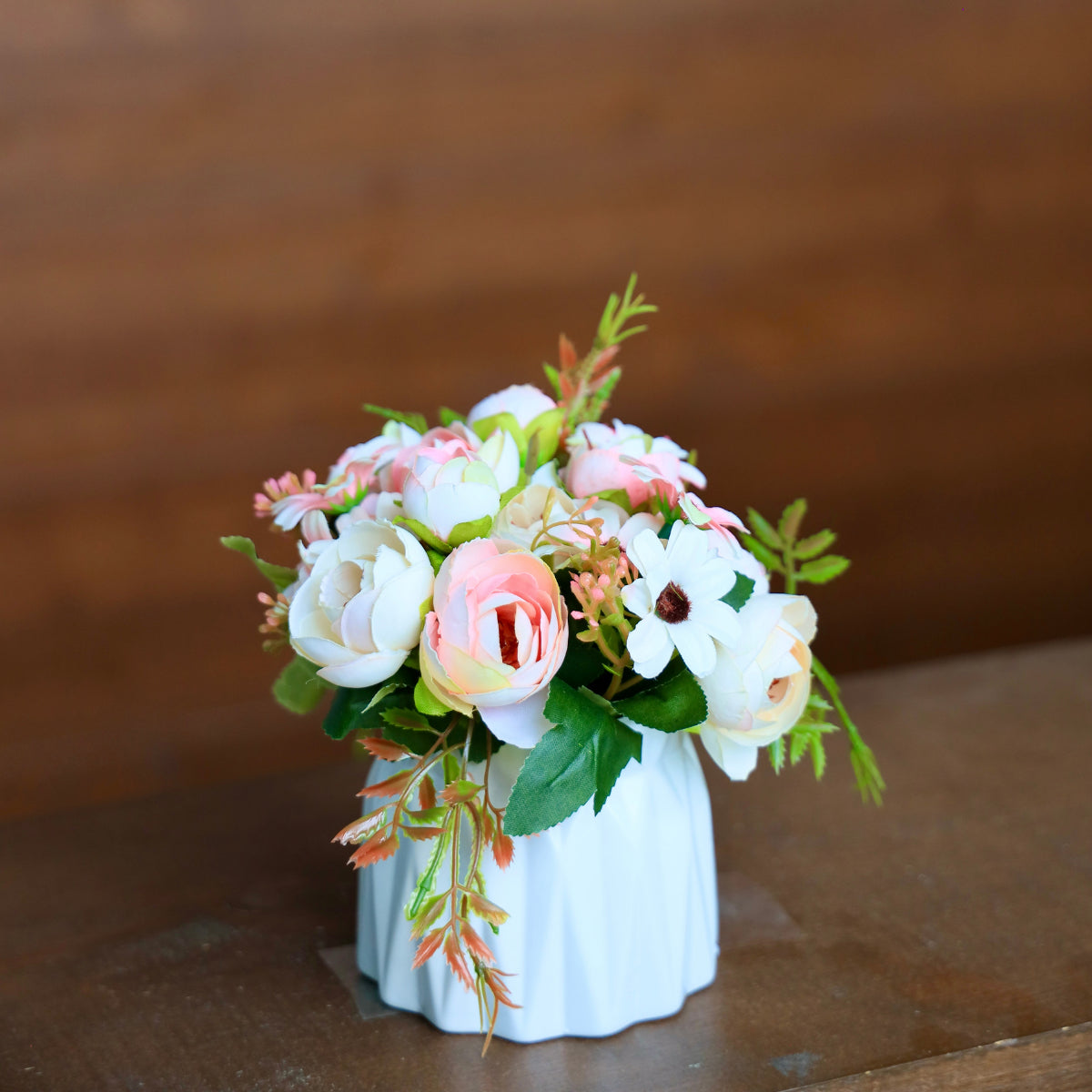 Dayla Artificial Potted Flower Bouquet 8''X8'' 