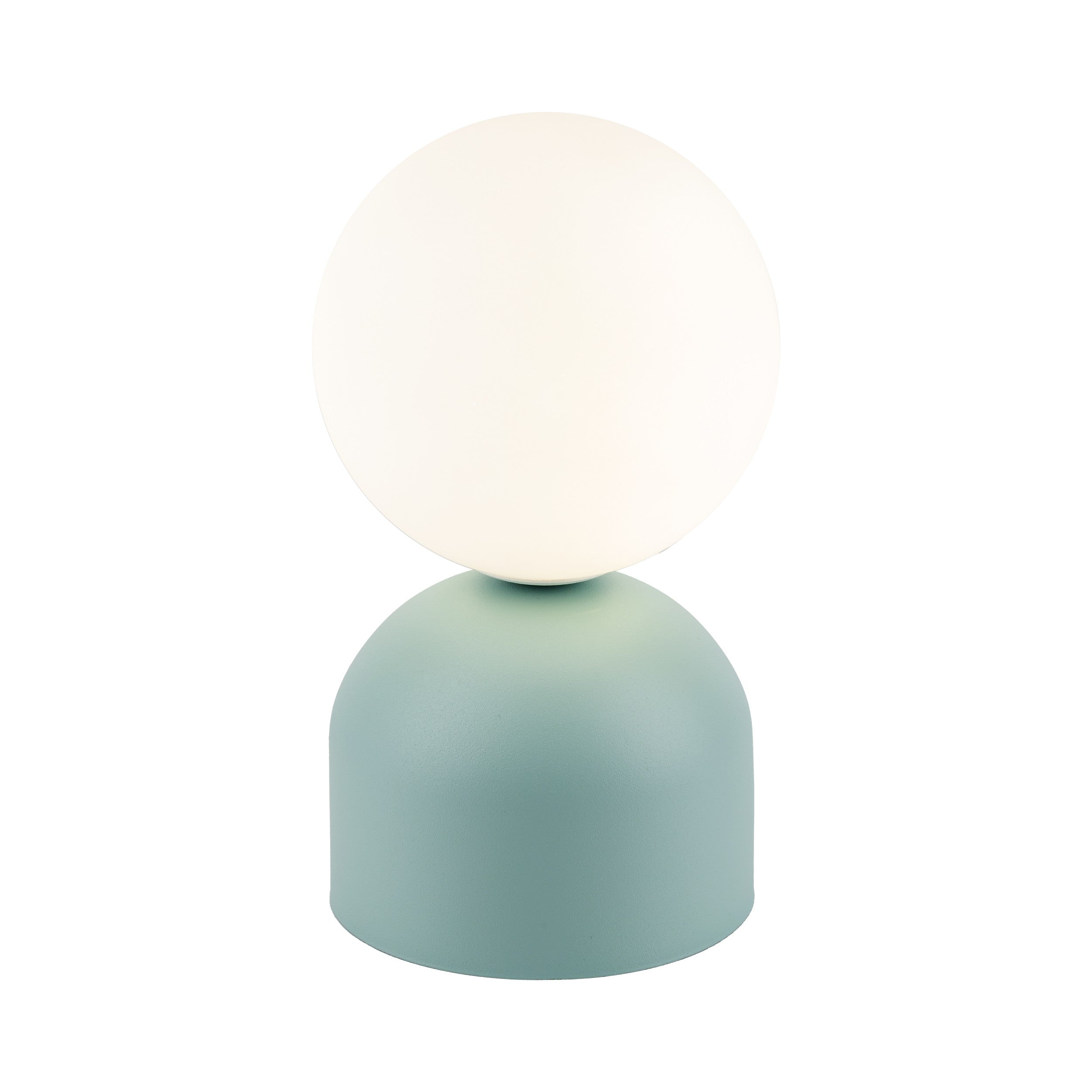 MIKI Modern Glass Globe Table Lamp for Bedroom, Living Room & Nightstand