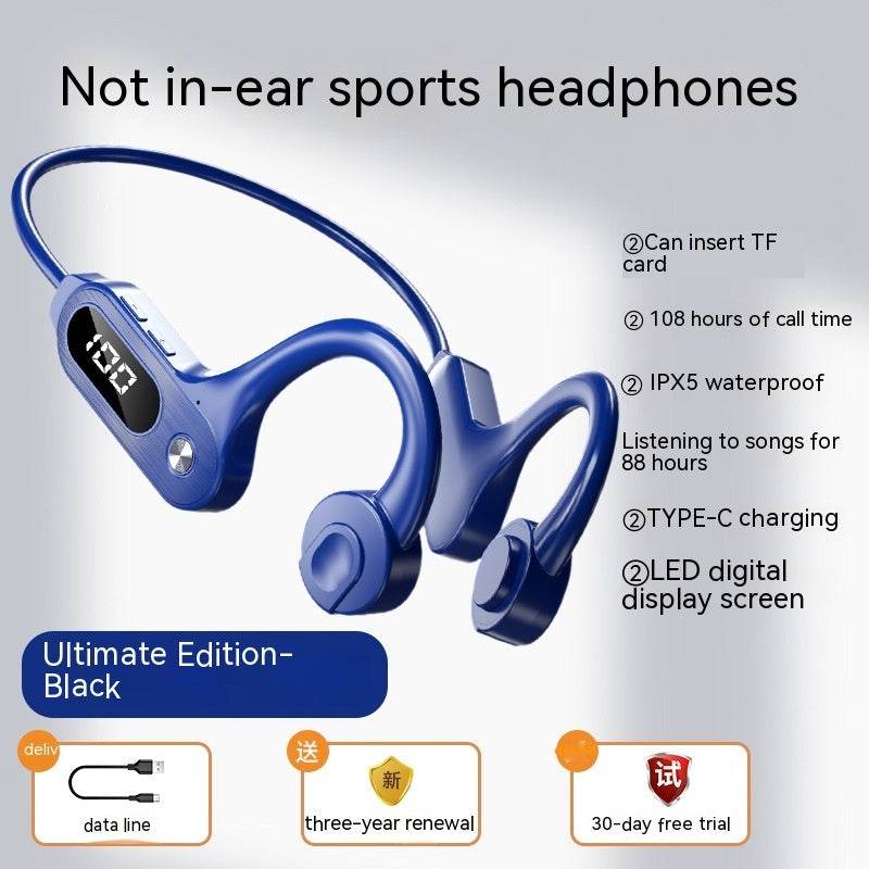 Wireless Ear Mounted Sports Long Range Earphones 