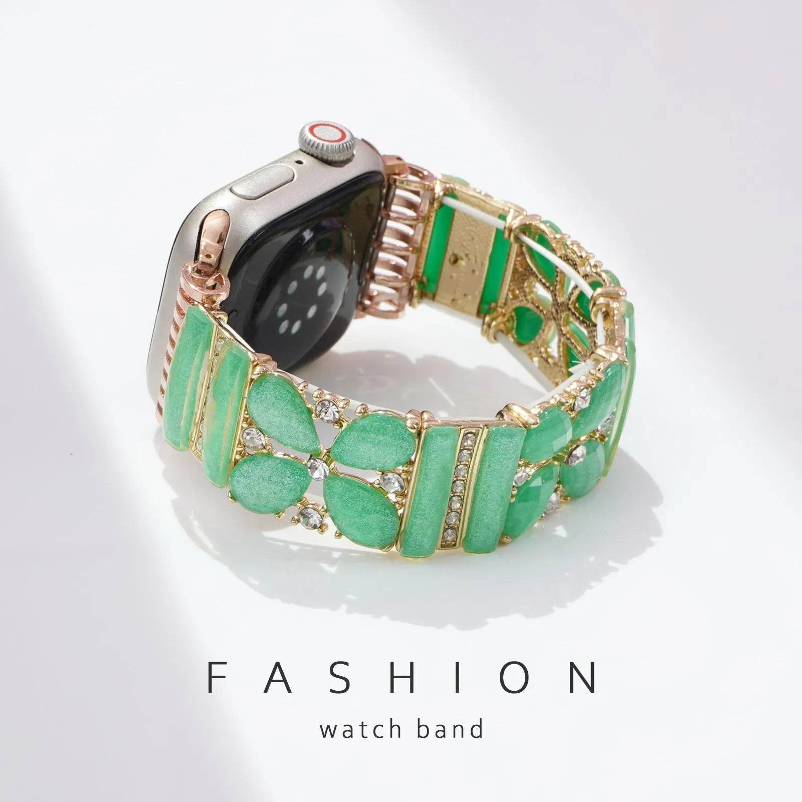 Strap Green Jewelry Watch Band Bracelet women 