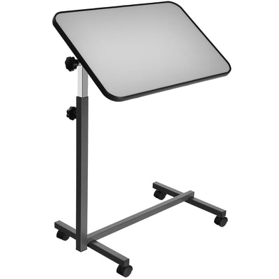 Overbed Rolling Table Food Tray-GrayÂ 