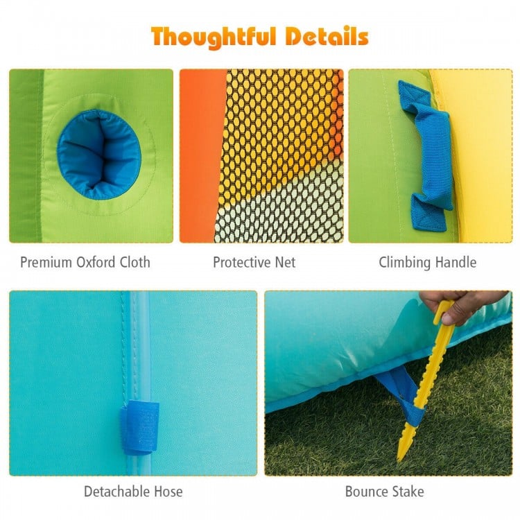 Inflatable Water Slide Bounce House Without Blower